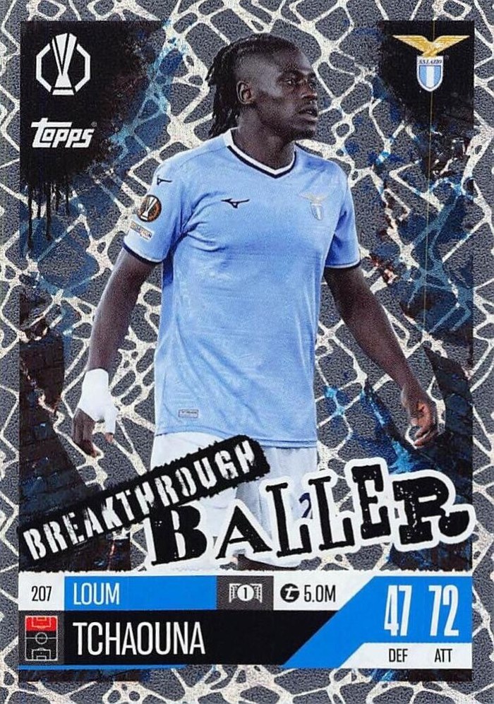 Loum Tchaouna 2024 Topps Match Attax UEFA Club Competitions Extra