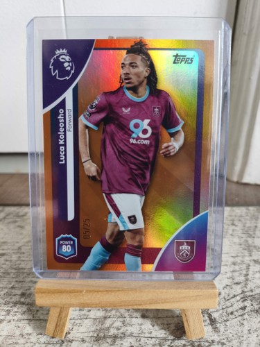 Luca Koleosho 2025 Topps Premier League Refractor /25