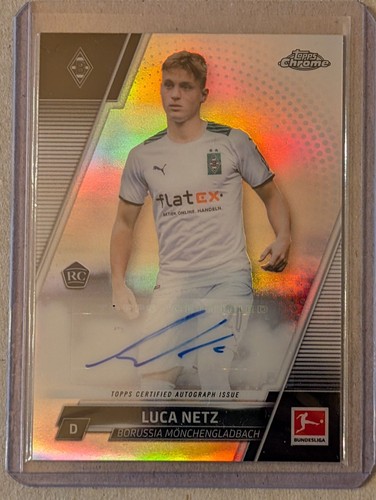 Luca Netz 2021 Topps Chrome Bundesliga