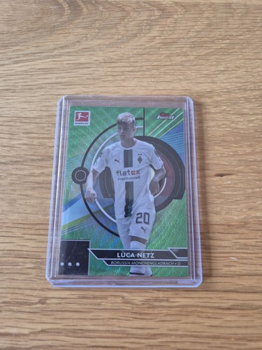 Luca Netz 2022 Topps Finest Green Refractor /99