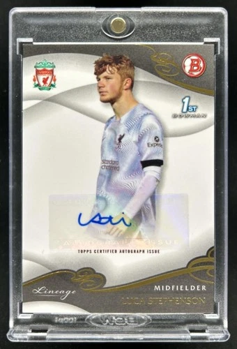 Luca Stephenson 2022 Topps Liverpool FC Lineage