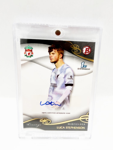 Luca Stephenson Topps Liverpool Lineage