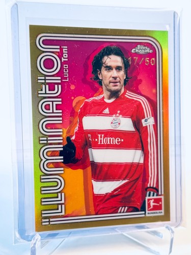 Luca Toni 2025 Topps Chrome Bundesliga Gold /50