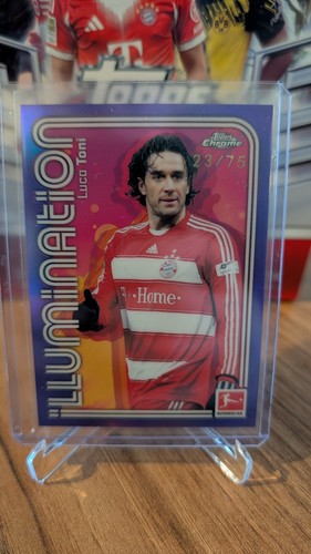 Luca Toni 2025 Topps Chrome Bundesliga Purple 23/75