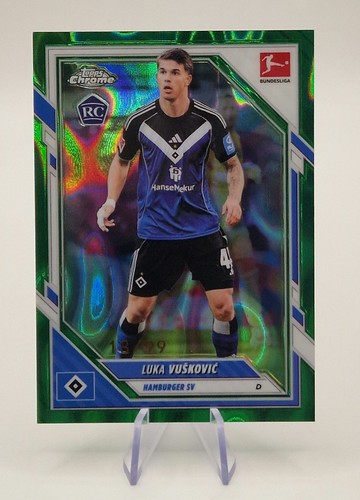 Luca Vuskovic 2025 Topps Chrome Green /99