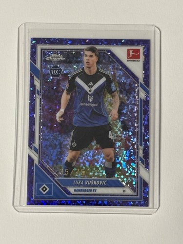 Luca Vuskovic 2025 Topps Chrome Purple Diamond /75