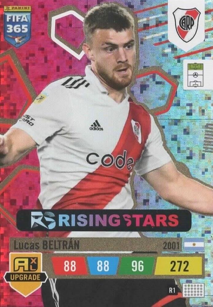 Lucas Beltran 2023 Panini Adrenalyn XL FIFA 365 Upgrade