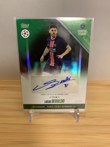 Lucas Beraldo 2025 Topps Champions D'Europe /75