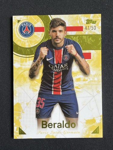 Lucas Beraldo 2024 Topps Exhibition Gold /50