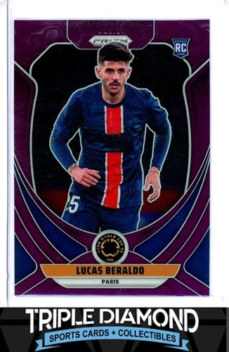 Lucas Beraldo 2025 Panini Prizm Club World Cup Purple Prizm /125
