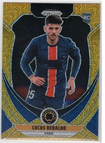 Lucas Beraldo 2025 Panini Prizm Gold Mojo /25