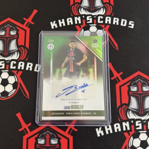 Lucas Beraldo 2024 Topps PSG Champions D'Europe 6/75
