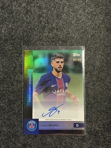 Lucas Beraldo 2025 Topps PSG Team Set /99