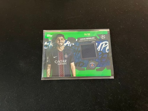 Lucas Beraldo 2025 Topps UEFA Club Soccer Green /99