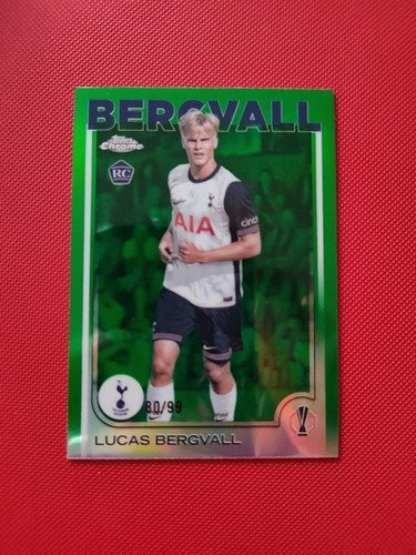 Lucas Bergvall 2024 Topps Chrome Green Lava Refractor /99