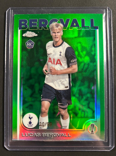 Lucas Bergvall 2024 Topps Chrome Green Refractor /99