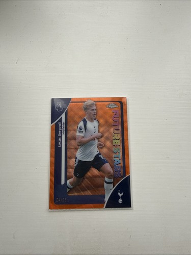 Lucas Bergvall 2025 Topps Chrome Orange Refractor /25