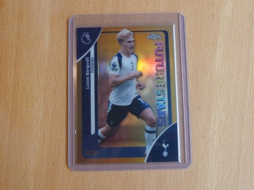 Lucas Bergvall 2025 Topps Chrome Premier League /50