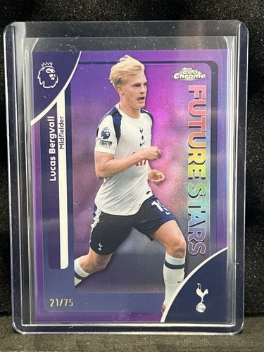 Lucas Bergvall 2026 Topps Chrome Premier League /75
