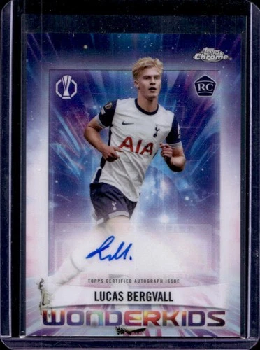 Lucas Bergvall 2024 Topps Cromo UEFA