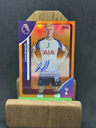Lucas Bergvall 2025 Topps EPL Orange /25