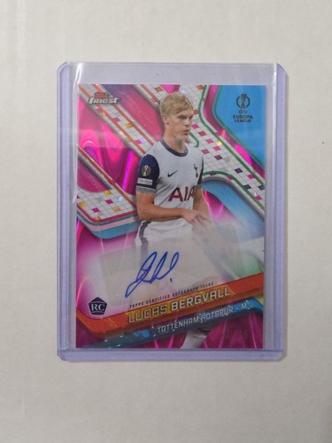 Lucas Bergvall 2024 Topps Finest Magenta Wave Refractor /75