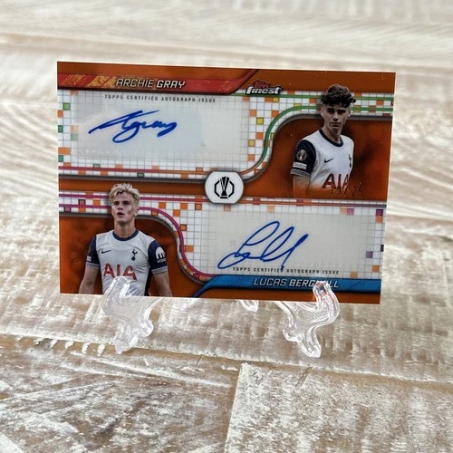 Lucas Bergvall 2024 Topps Finest Orange /25