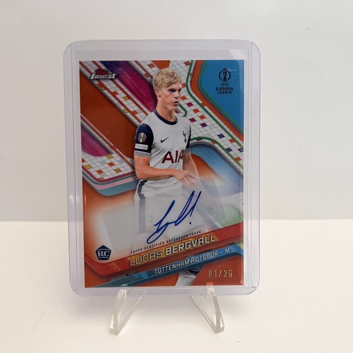 Lucas Bergvall 2024 Topps Finest Orange /25