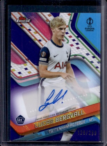 Lucas Bergvall 2024 Topps Finest Purple Refractor /299