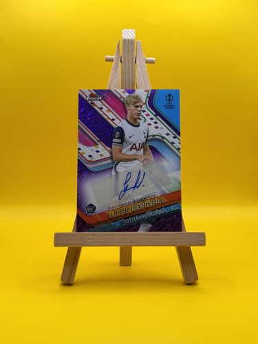 Lucas Bergvall 2024 Topps Finest Purple Shimmer /199