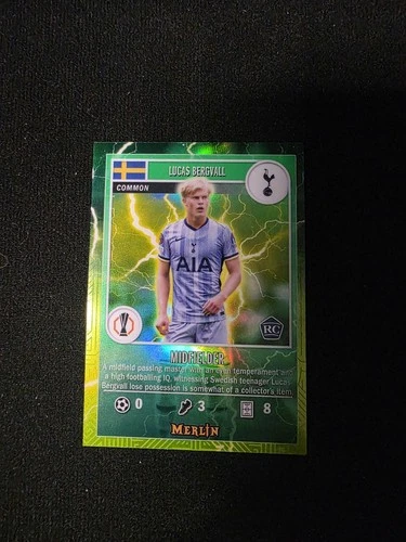 Lucas Bergvall 2024 Panini Merlin UEFA Club Competitions