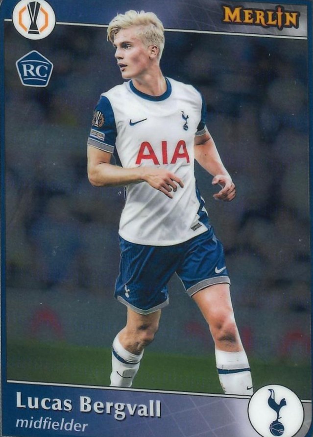Lucas Bergvall 2024 Topps Merlin UEFA Club Competitions