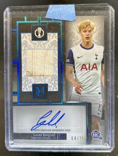 Lucas Bergvall 2024 Topps Museum Sapphire /75