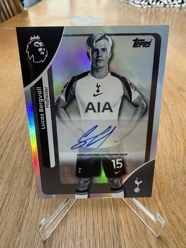 Lucas Bergvall 2025 Topps Premier League /75