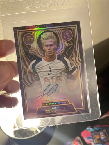 Lucas Bergvall 2025 Topps Premier League Gold /50