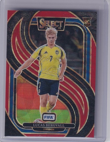 Lucas Bergvall 2024 Panini Select Red Prizm /59