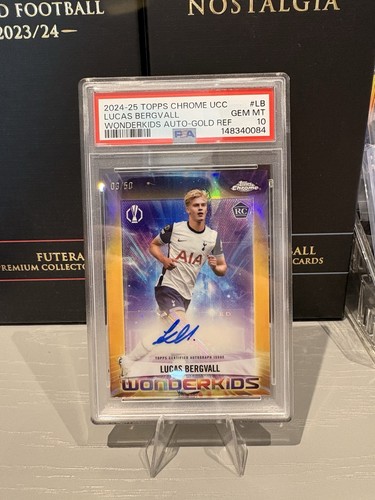 Lucas Bergvall 2024 Topps UEFA Club Gold /50