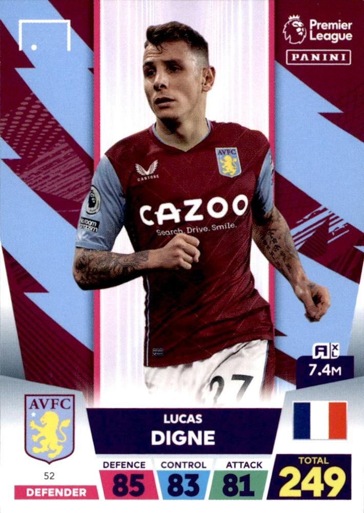 Lucas Digne 2023 Panini Adrenalyn XL Premier League
