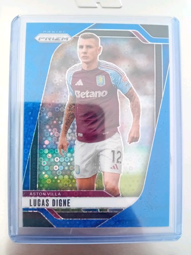 Lucas Digne 2024 Panini Prizm Premier League Breakaway Blue Prizm /99