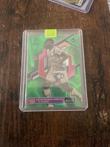 Lucas Gourna-Douath 2023 Topps Finest Green Refractor /99