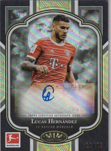 Lucas Hernandez 2022 Topps Bundesliga Tier One /25