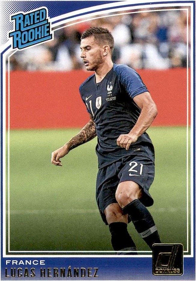 Lucas Hernandez 2018 Panini Donruss Soccer 190