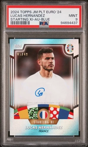 Lucas Hernandez 2024 Topps EURO 2024 Blue /49