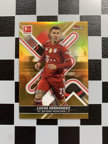 Lucas Hernandez 2021 Topps Finest Gold /50