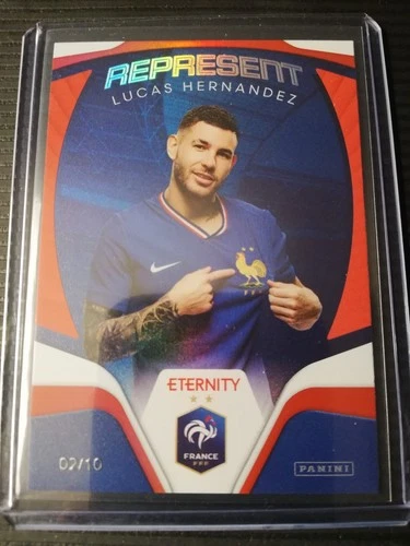 Lucas Hernandez 2025 Panini Eternity Bleus Red /10 /10