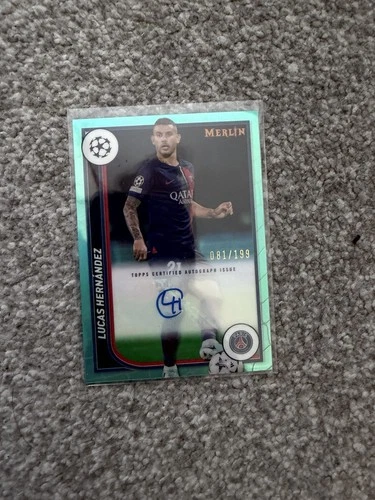 Lucas Hernández 2023 Topps Merlin UEFA Refractor /199