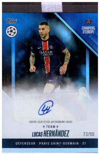 Lucas Hernández 2025 Topps PSG Champions D'Europe /99