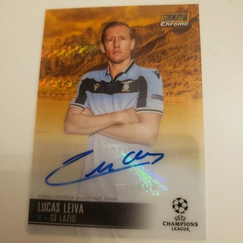 Lucas Leiva 2021 Panini Stadium Club Chrome Orange /25
