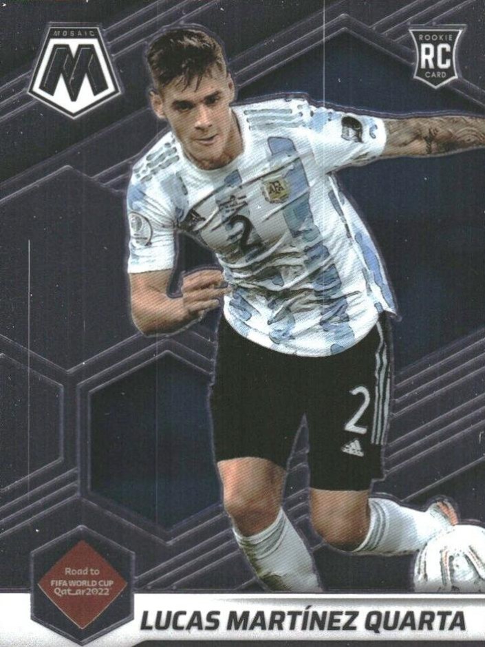 Lucas Martinez Quarta 2021 Panini Mosaic Road to FIFA World Cup
