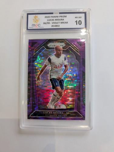 Lucas Moura 2020 Panini Prizm Violet /99